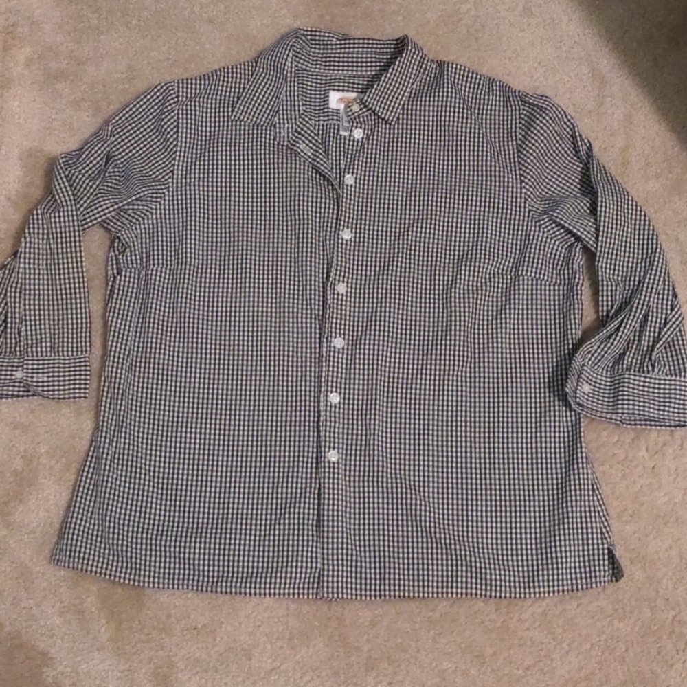 Checkered Talbot's button down shirt